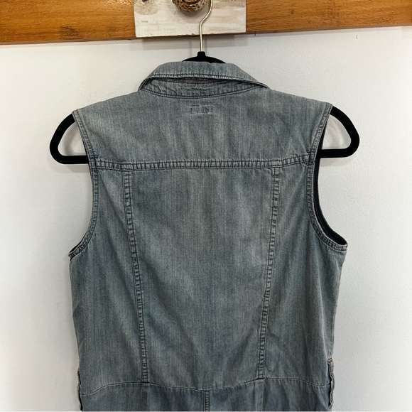 Faherty Utility Denim Romper - Picture 11 of 14